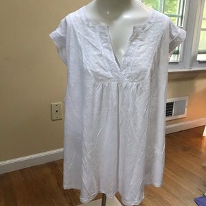NWT GAP White Blouse with Lace Detail